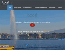Tablet Screenshot of boost-suisse.com